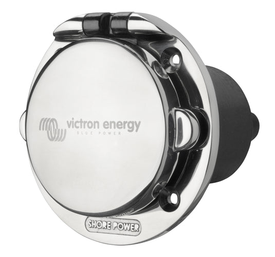 Victron power connection stainless steel 32A CEE socket