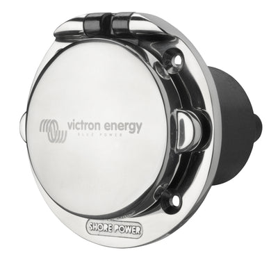 Victron power connection stainless steel 16A CEE socket