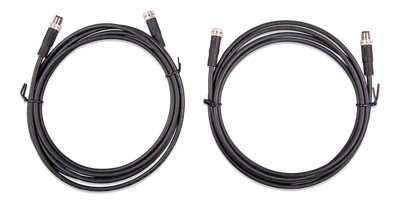 Victron M8 Rundstecker Stecker/Buchse Kabel 1m (für Li-Ion-Akkus)