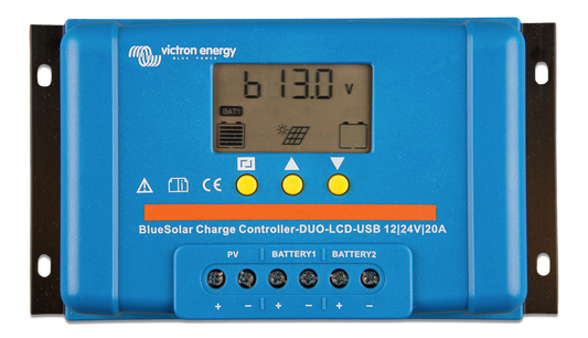 Victron BlueSolar PMW DUO LCD&USB 12/24V-20A