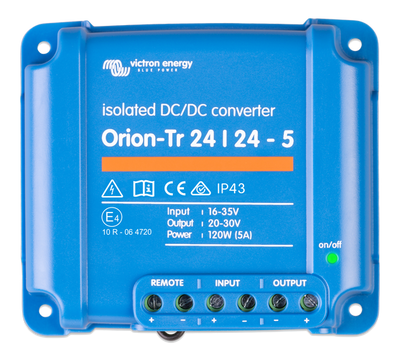Victron Orion-Tr 24/24-5A (120W) DC-DC converter isolated