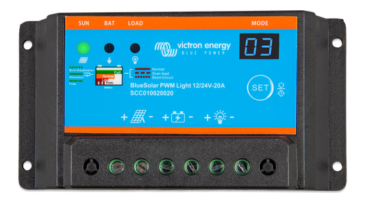 Victron BlueSolar PWM-Light Licht Charge Controller 12/24 Volt 5A bis 30A