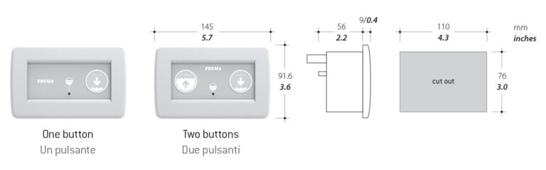 Tecma E-Breeze Toilette 24V mit Bidet, Heizung, Trockner, Softclose, All in one 2 Tasten, Magnetventil