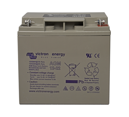 Victron 12V/22Ah AGM Deep Cycle Batterie